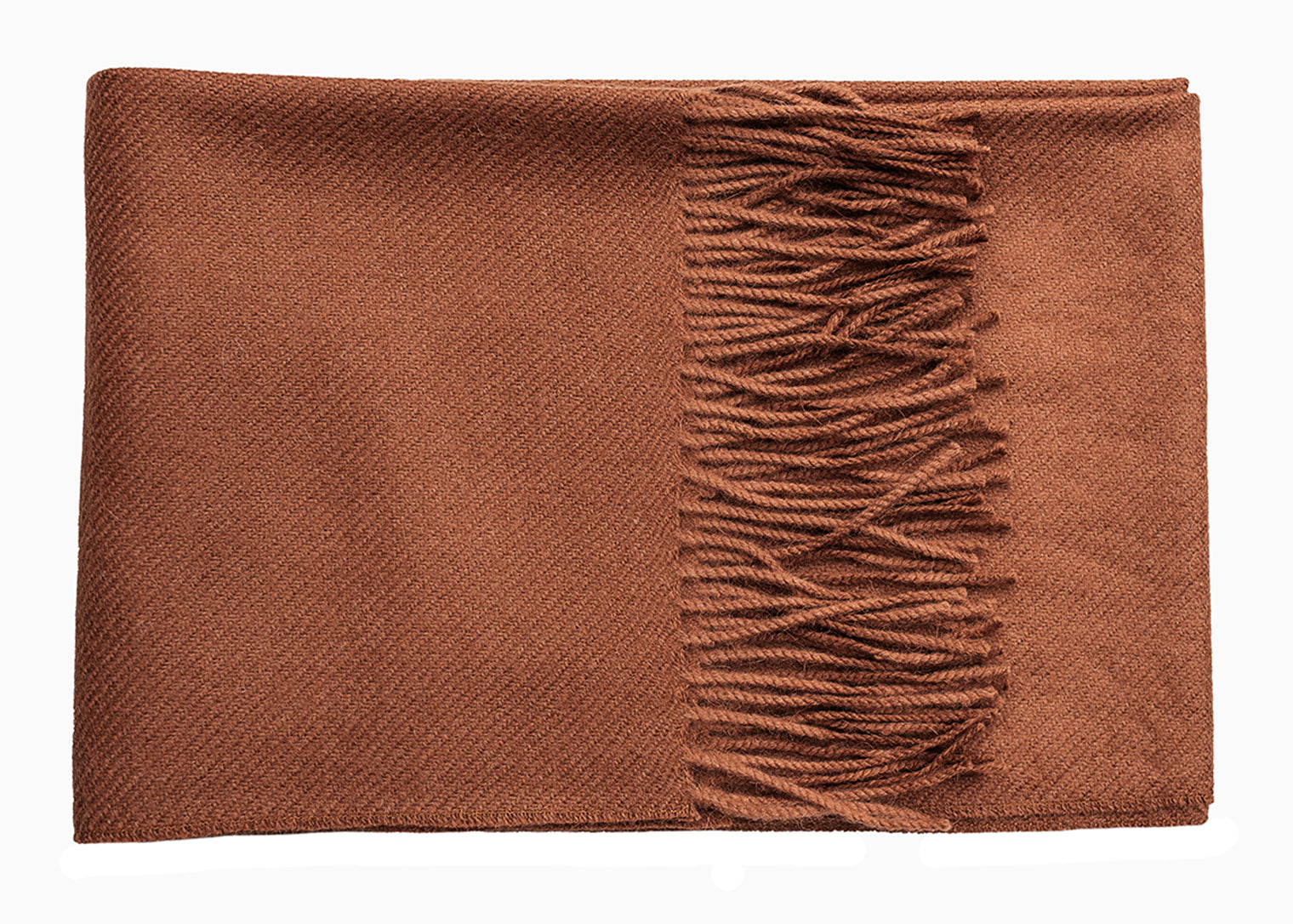 Solid Twill Alpaca Scarf
