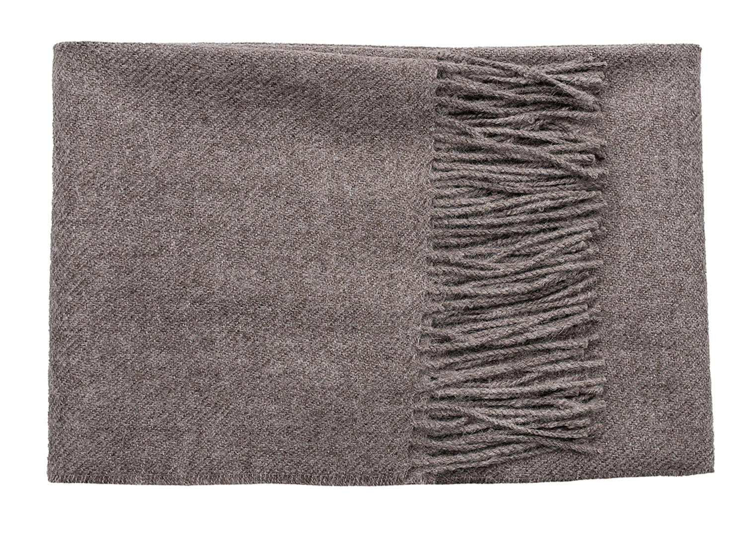 Solid Twill Alpaca Scarf