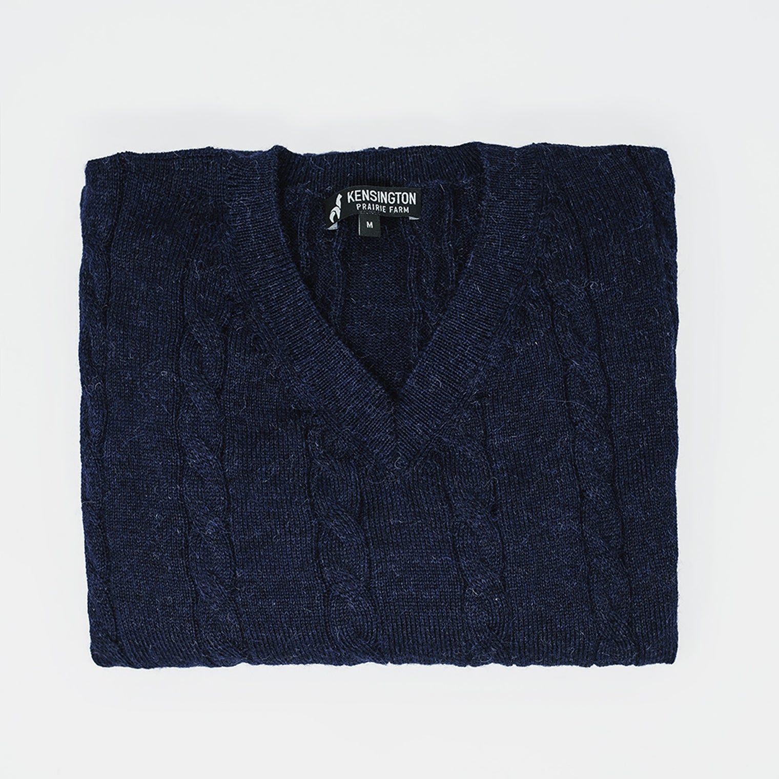 Men's Braid Alpaca Sweater