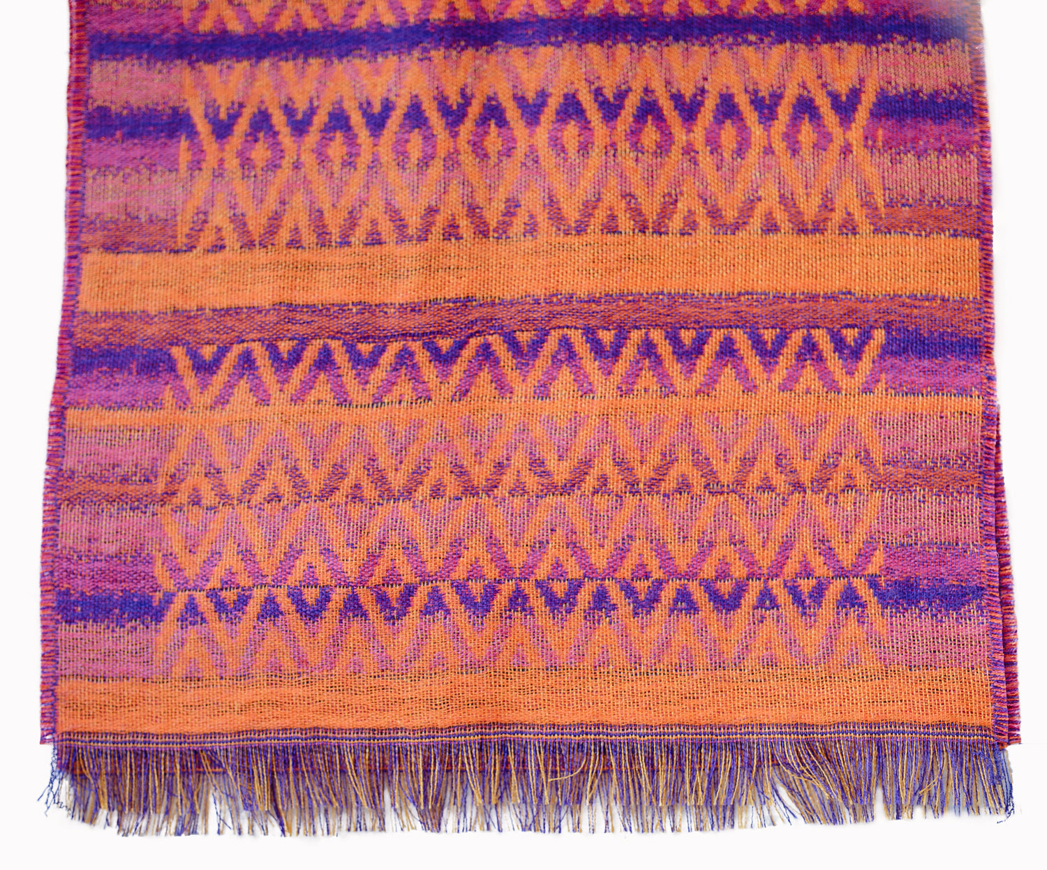 Baby Alpaca/Silk Ethnic Print Shawl
