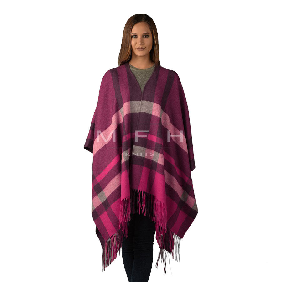 Winter Nights Brushed Ruana