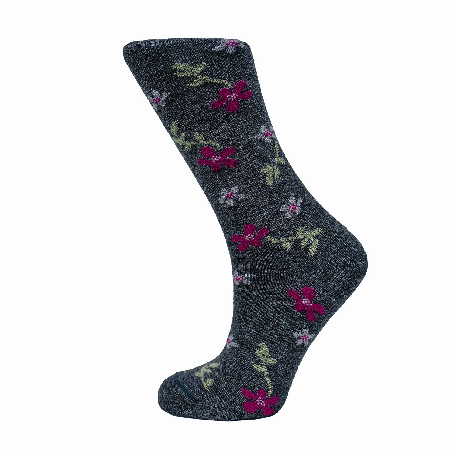 Alpaca Bamboo Flower Socks