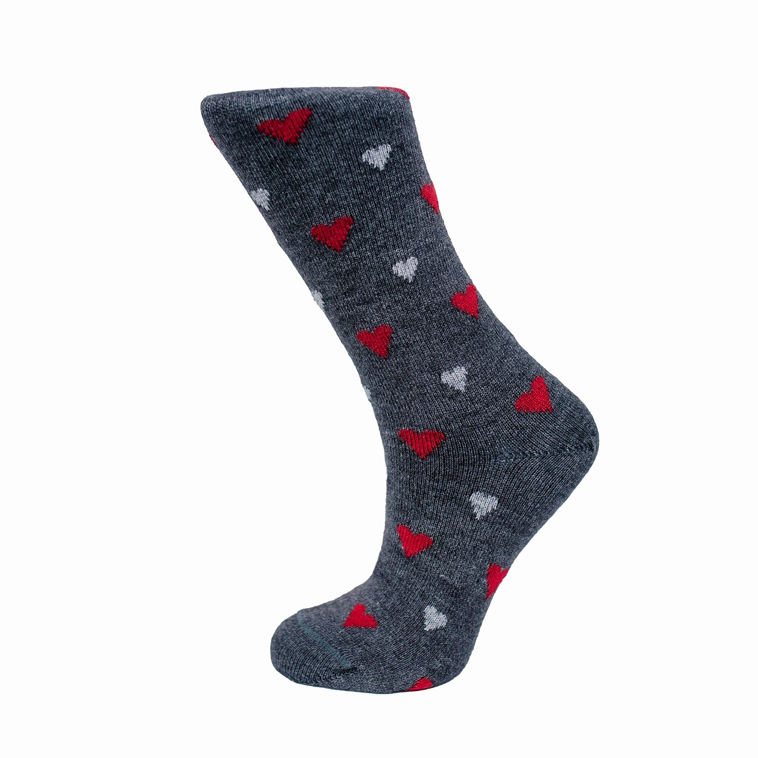 Alpaca Bamboo Heart Socks