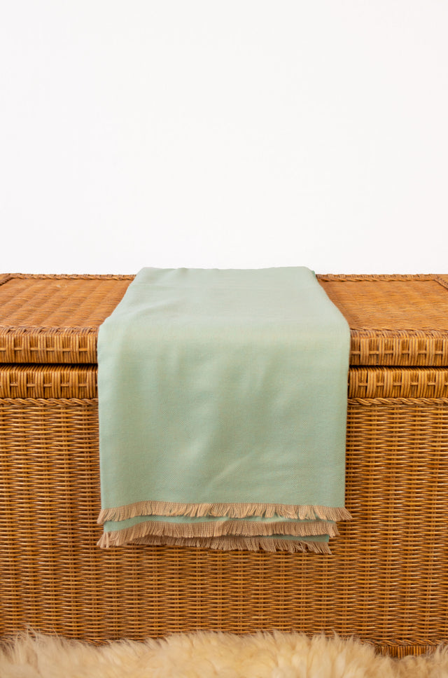 Premium Alpaca Herringbone Throw