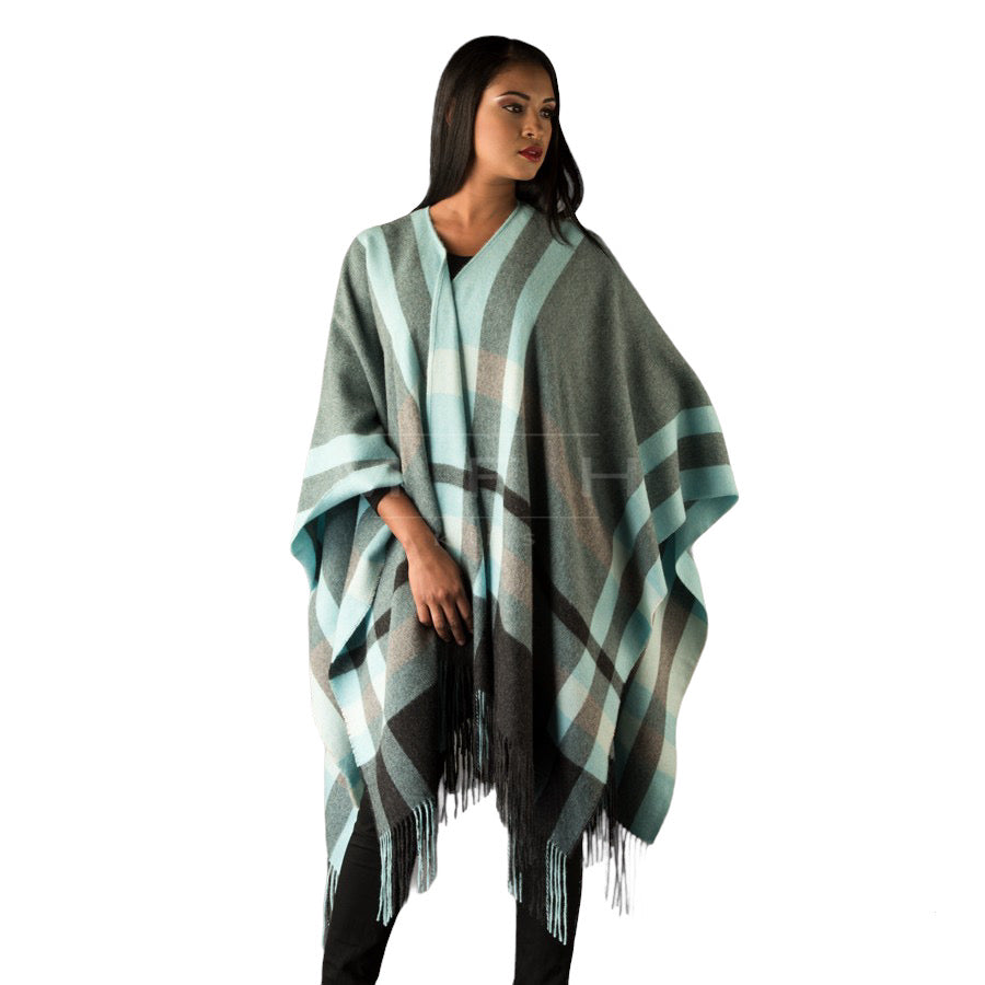 Winter Nights Brushed Ruana