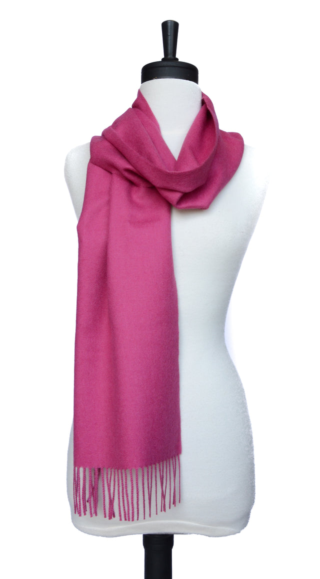 Solid Weave Brushed Scarf