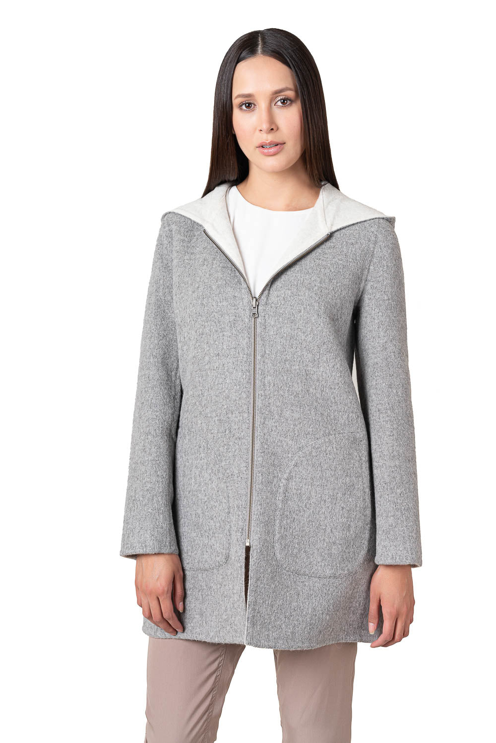 Reversible Alpaca Coat