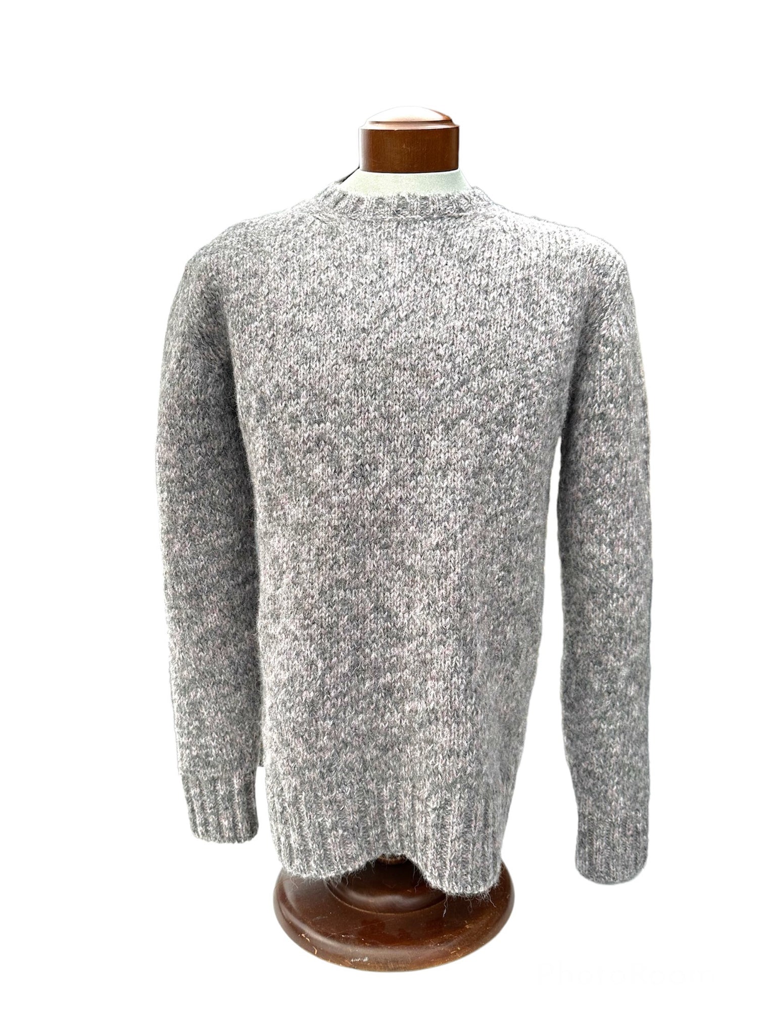 Men's Rustic Alpaca Round Neck Sweater