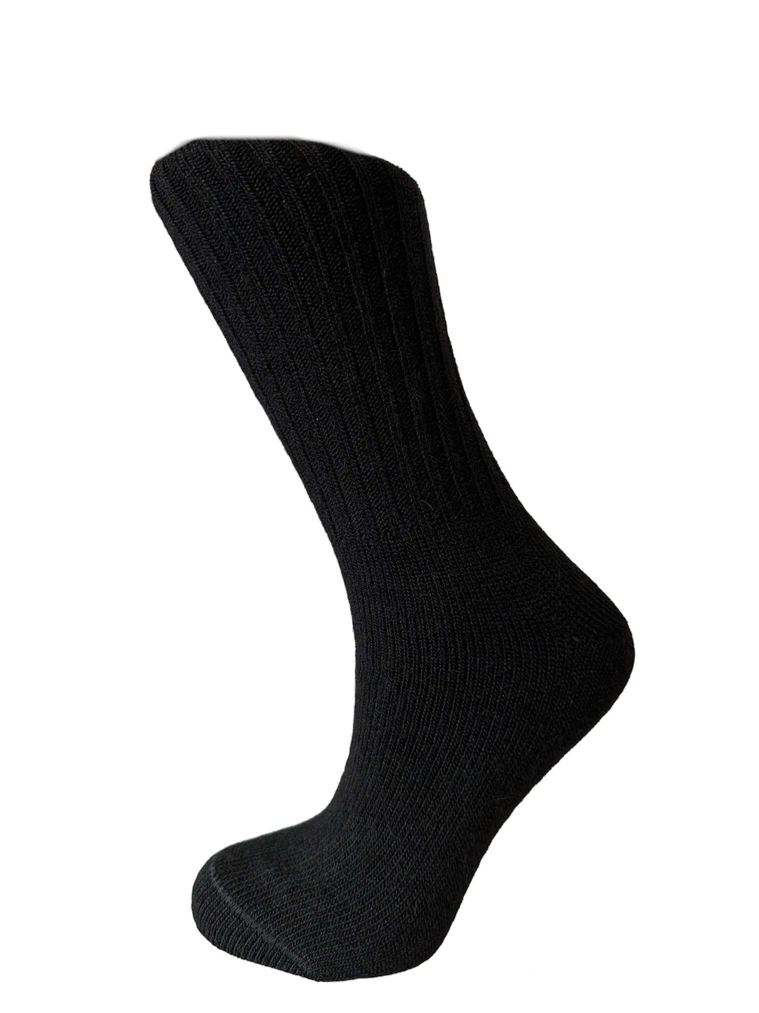 Casual Ribbed Alpaca Socks