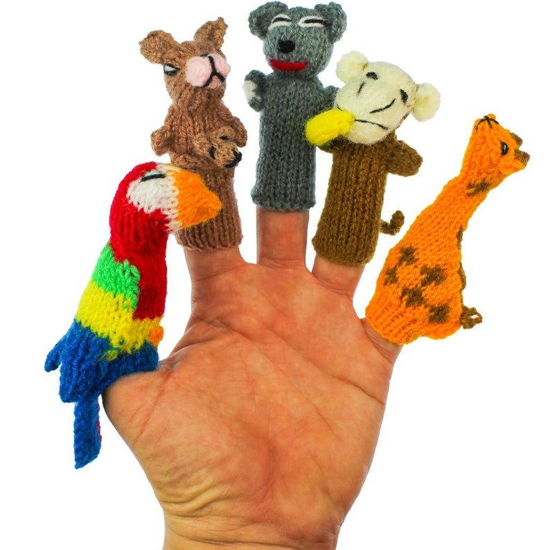 Alpaca Finger Puppets