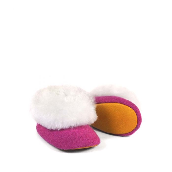 Newborn Baby Alpaca Darling Slippers