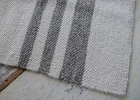 Hand Spun & Woven Reversible Alpaca/Wool Rug