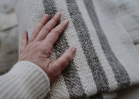 Hand Spun & Woven Reversible Alpaca/Wool Rug