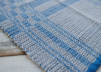 Hand Woven Reversible Summer & Winter Block Alpaca/Wool Rug
