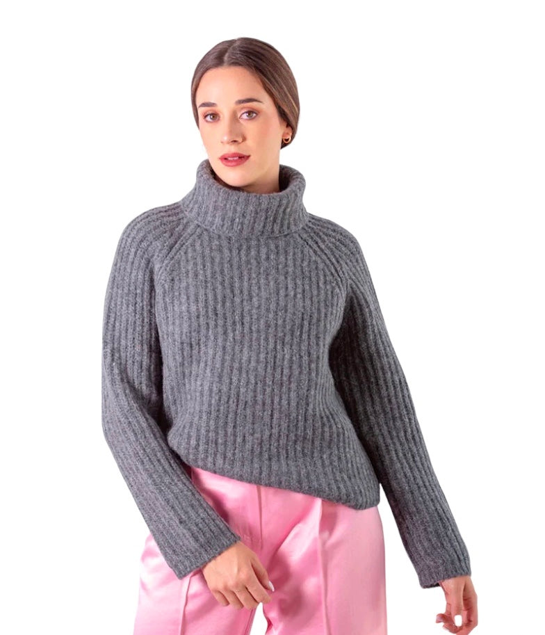 June Turtleneck Alpaca Sweater