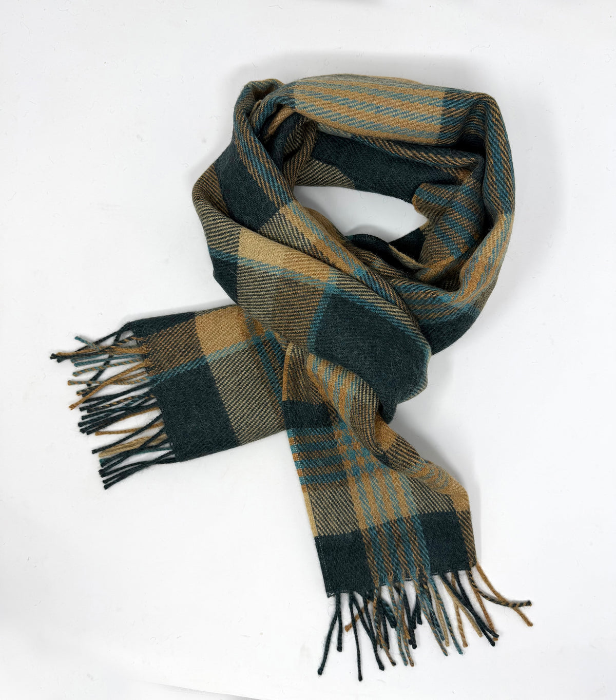 Checks Baby Alpaca Scarf