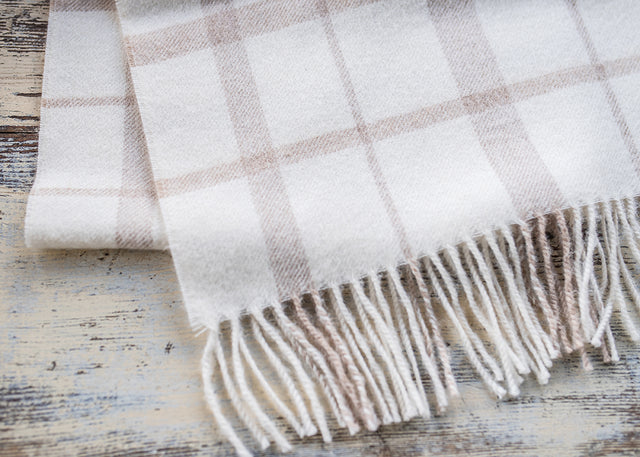 ECO Plaid Alpaca Scarf