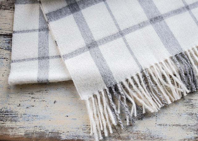 ECO Plaid Alpaca Scarf