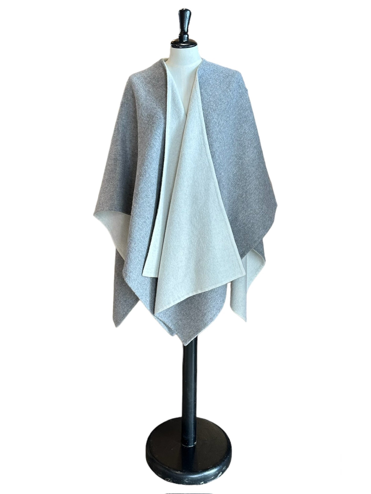 Reversible Alpaca Ruana