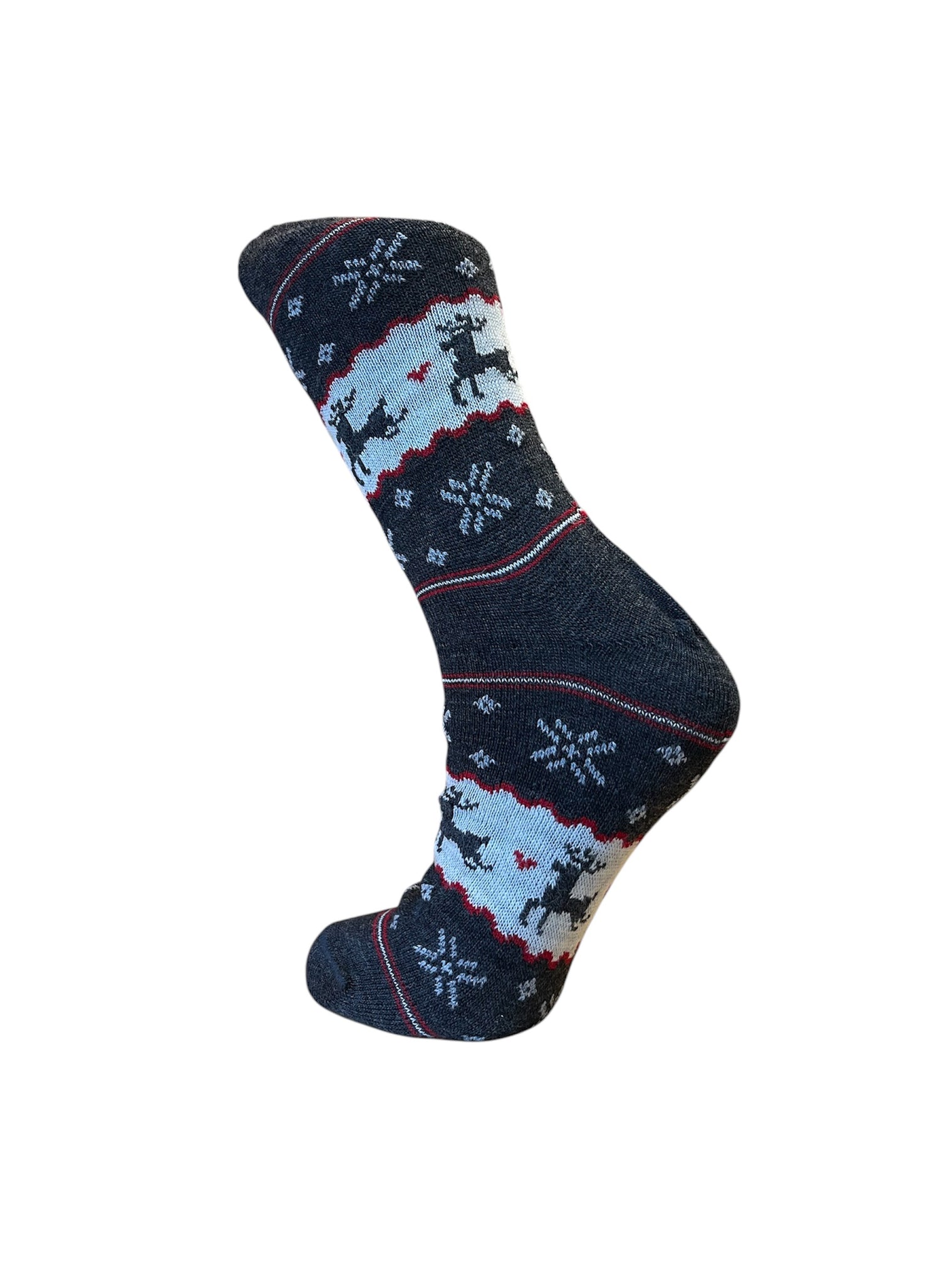 Holiday Reindeer Alpaca Socks