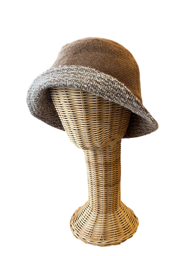 Reversible Double Texture Bucket Hat