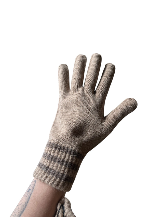 Alpaca Jersey Knitted Gloves