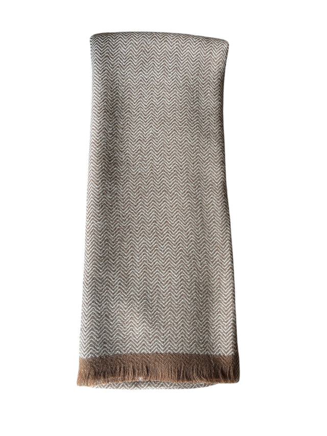 Alpaca Herringbone Shawl