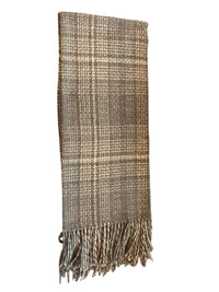 Rustic Plaid Alpaca Throw