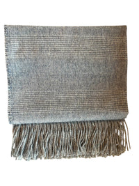 Striped Alpaca Throw