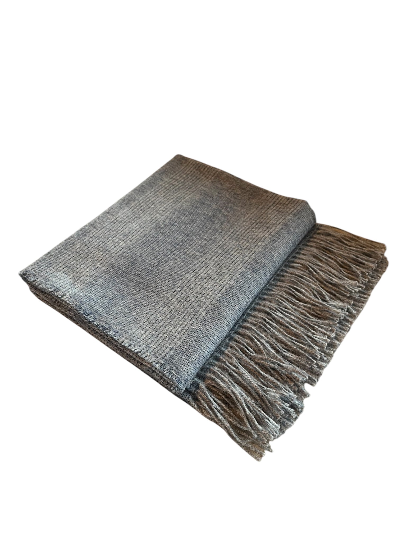 Striped Alpaca Throw