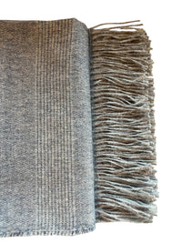Striped Alpaca Throw