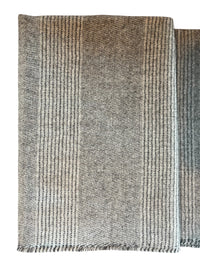 Striped Alpaca Throw