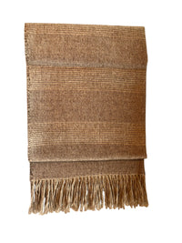 Striped Alpaca Throw