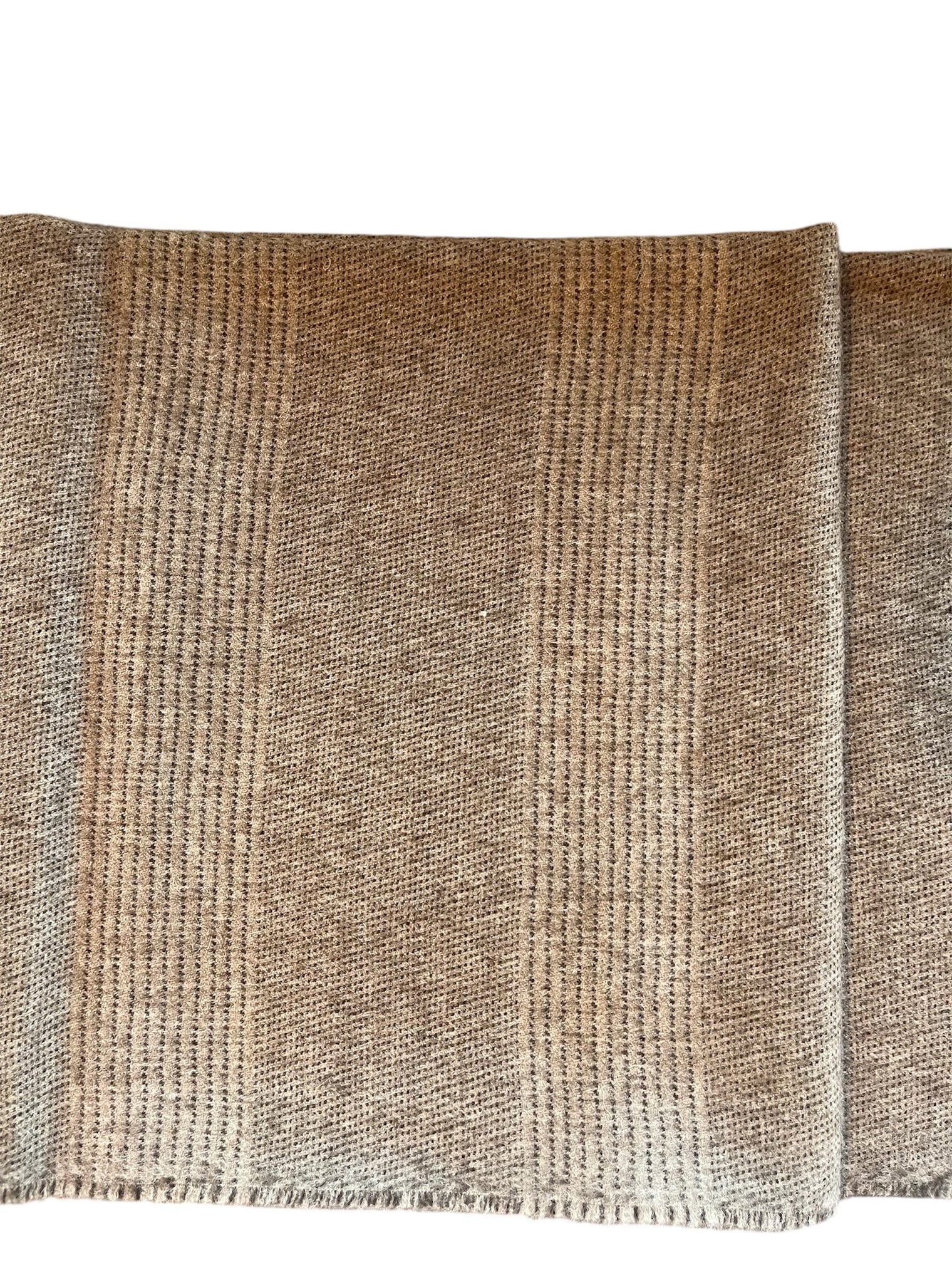 Striped Alpaca Throw