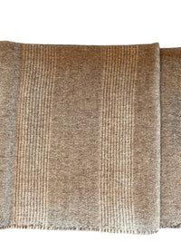 Striped Alpaca Throw