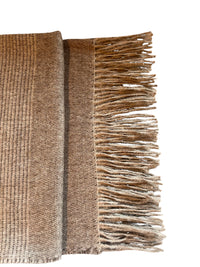 Striped Alpaca Throw