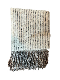 Alpaca III Boucle Striped Throw