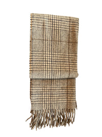 Recycled Check Large Alpaca Throw
