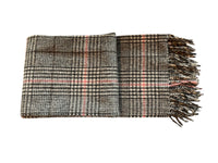 Recycled Check Large Alpaca Throw