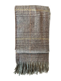 Recycled Check Large Alpaca Throw