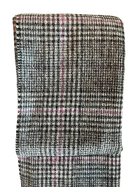 Recycled Check Large Alpaca Throw