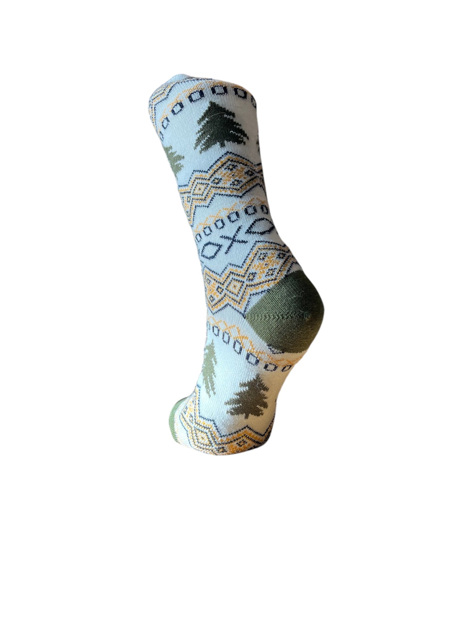 Evergreen Pine Tree Socks