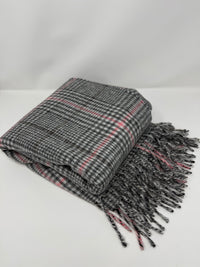 Recycled Check Large Alpaca Throw