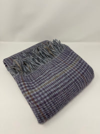 Recycled Check Large Alpaca Throw