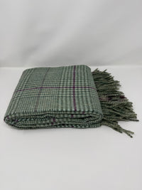 Recycled Check Large Alpaca Throw