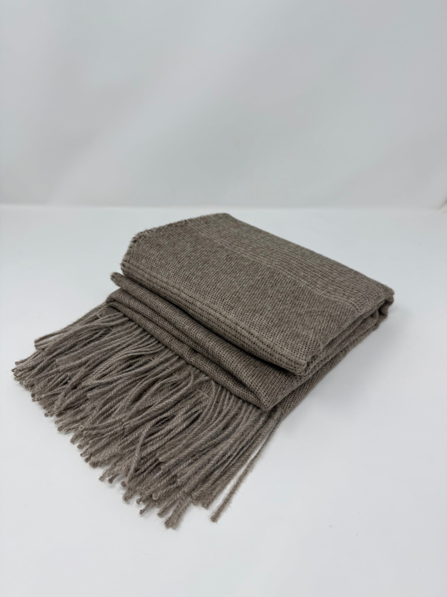 Striped Alpaca Throw