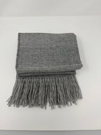Striped Alpaca Throw