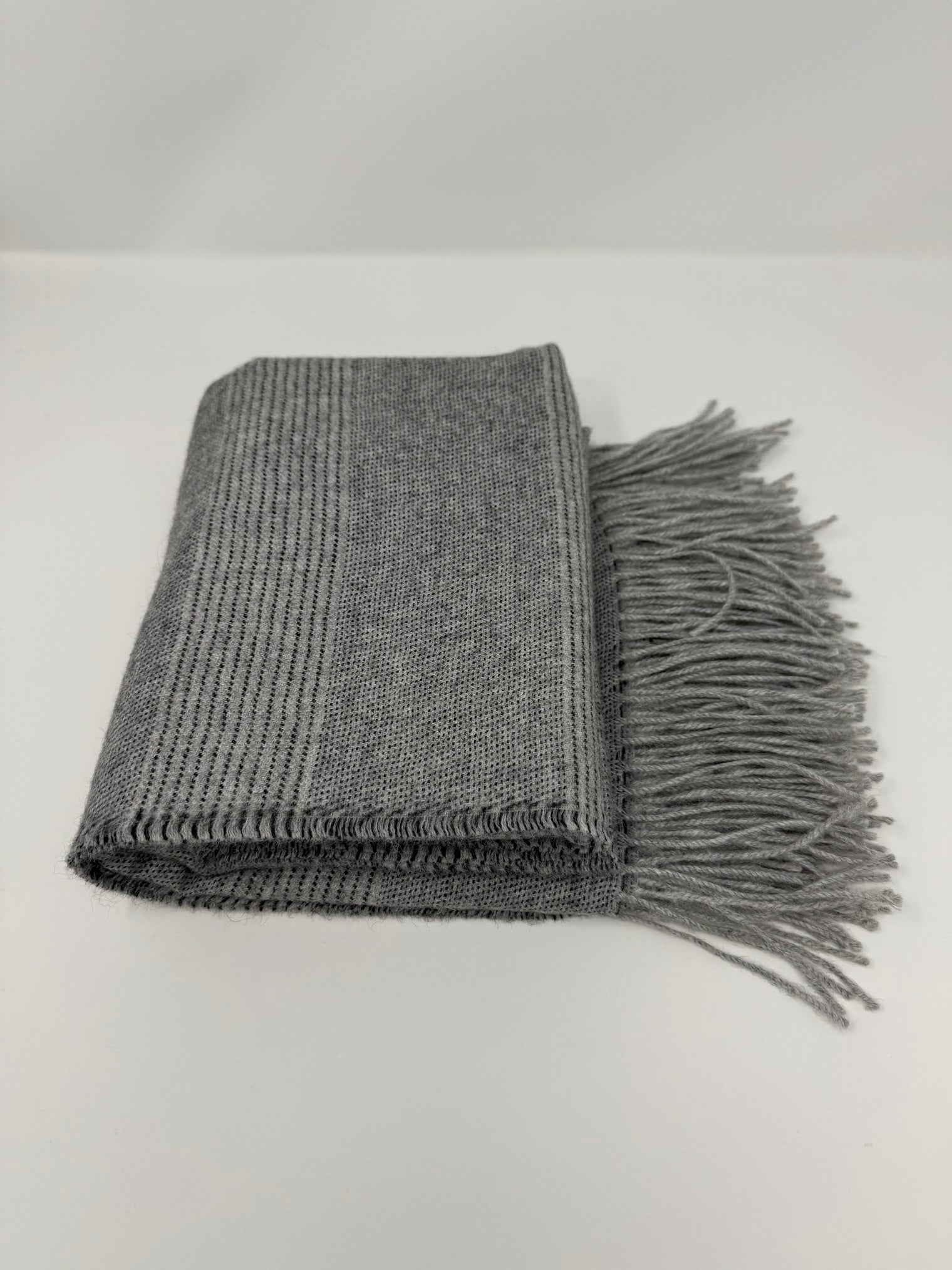 Striped Alpaca Throw