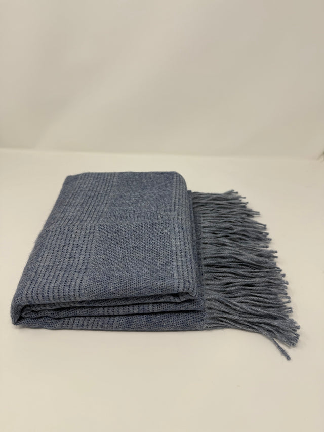 Striped Alpaca Throw