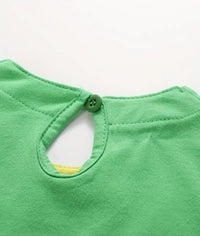 Cotton Dress with Alpaca Embroidery
